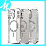 ZAŠTITNA FUTROLA SJAJ IPHONE 04752 SREBRNA